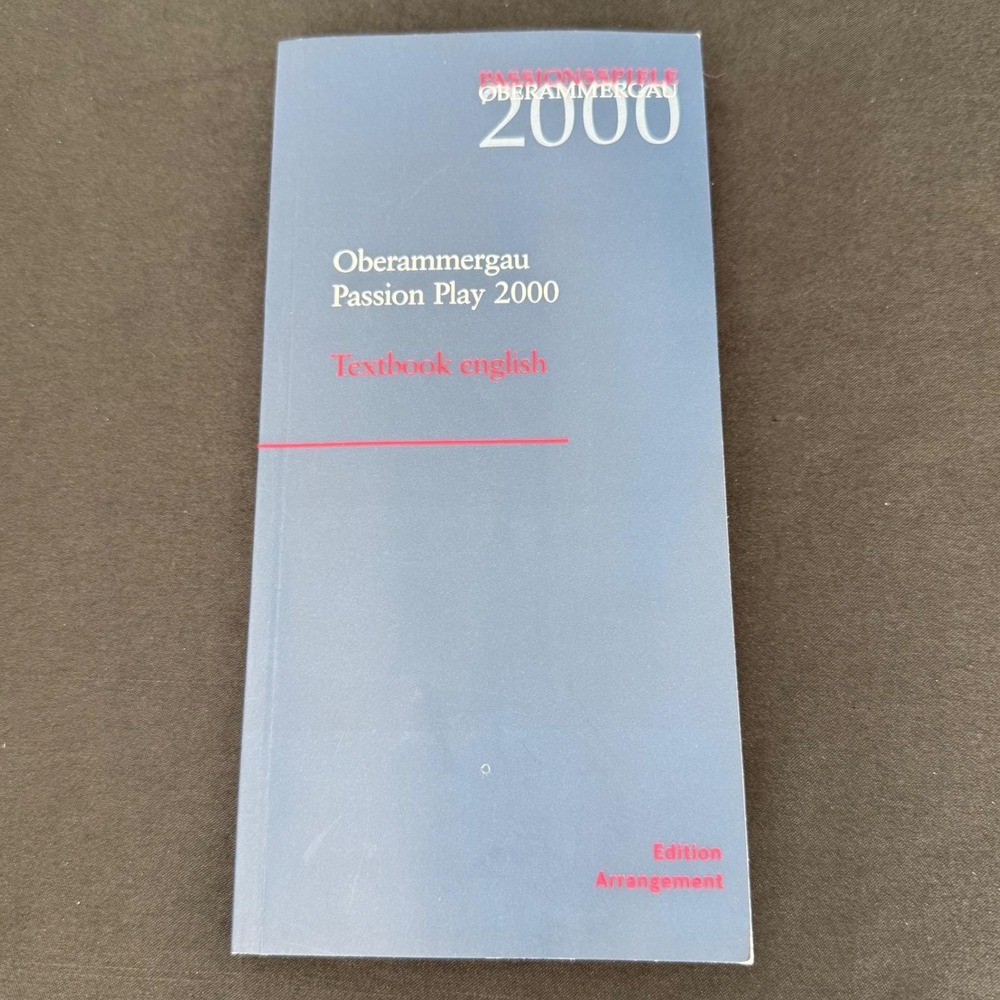 Oberammergau Passion Play 2000 Textbook English & German Edition Religious